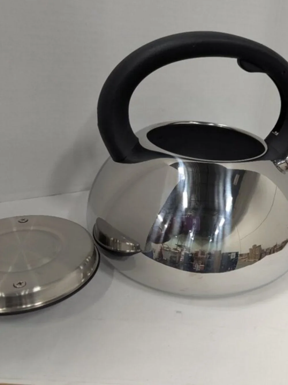 Mr. Coffee Harpwell 2 Qt Stainless Steel Whistling Tea Kettle - Picture 2 of 5